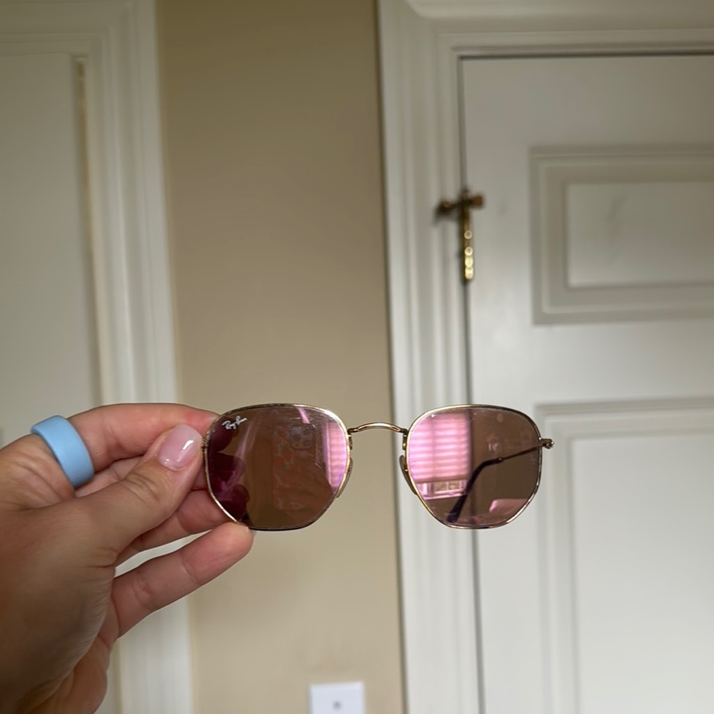 Ray-Ban Sunglasses with Pink Lenses